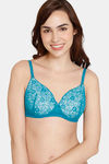 Zivame Beautiful Basics Padded Non Wired 3/4Th Coverage Backless Bra - Exotic Plume — thumbnail 3
